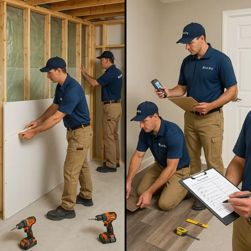 Repairs and Reconstruction process in South Corning, NY